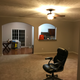 The office is upstairs but we have no downstairs furniture in there right now.